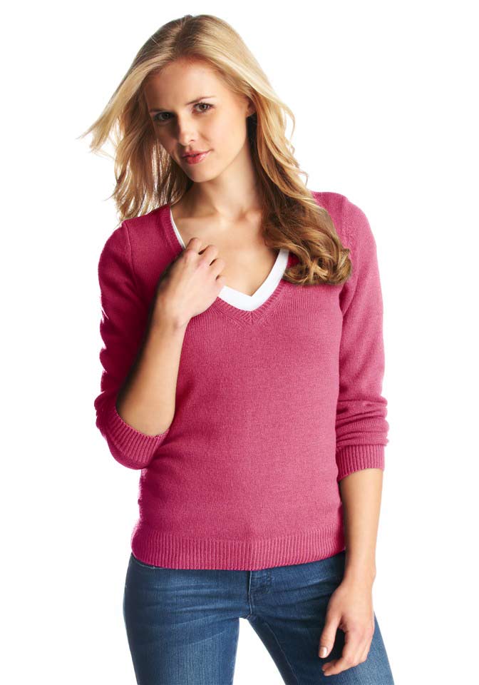 J. Jayz Damen Marken-Pullover, beere