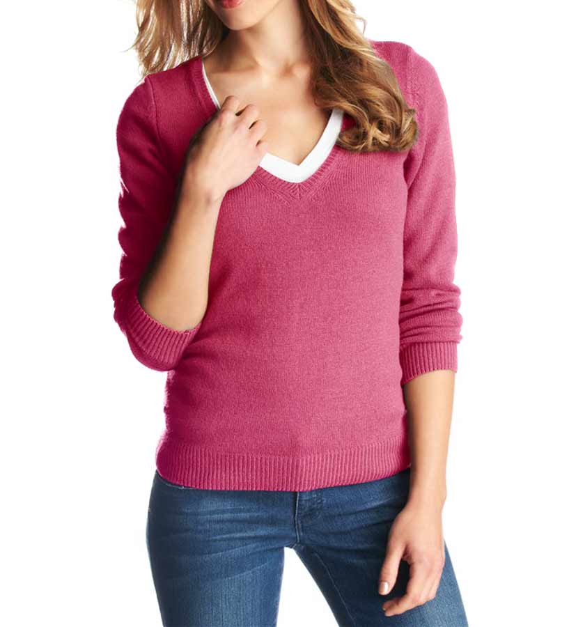 J. Jayz Damen Marken-Pullover, beere