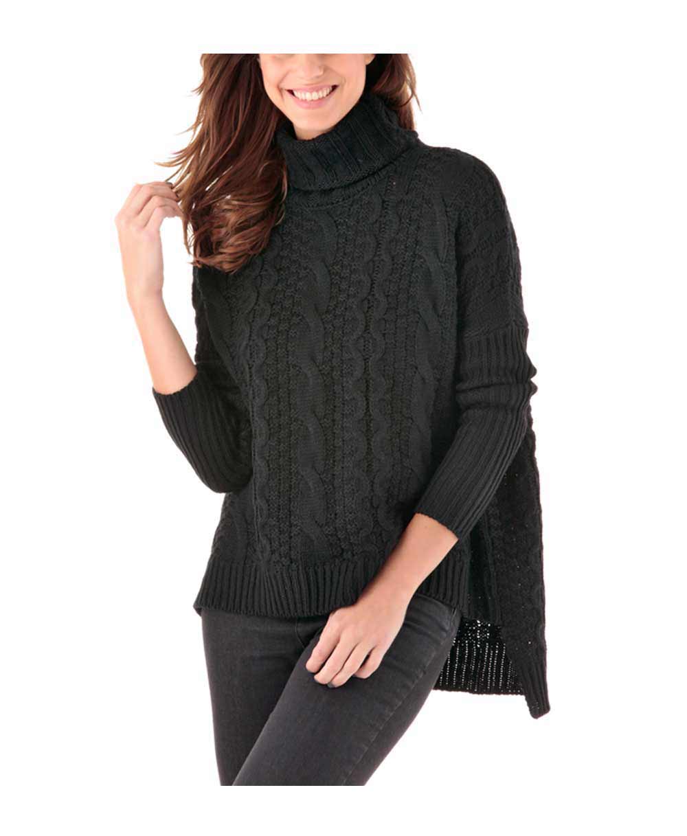 Tamaris Damen Marken-Pullover, schwarz
