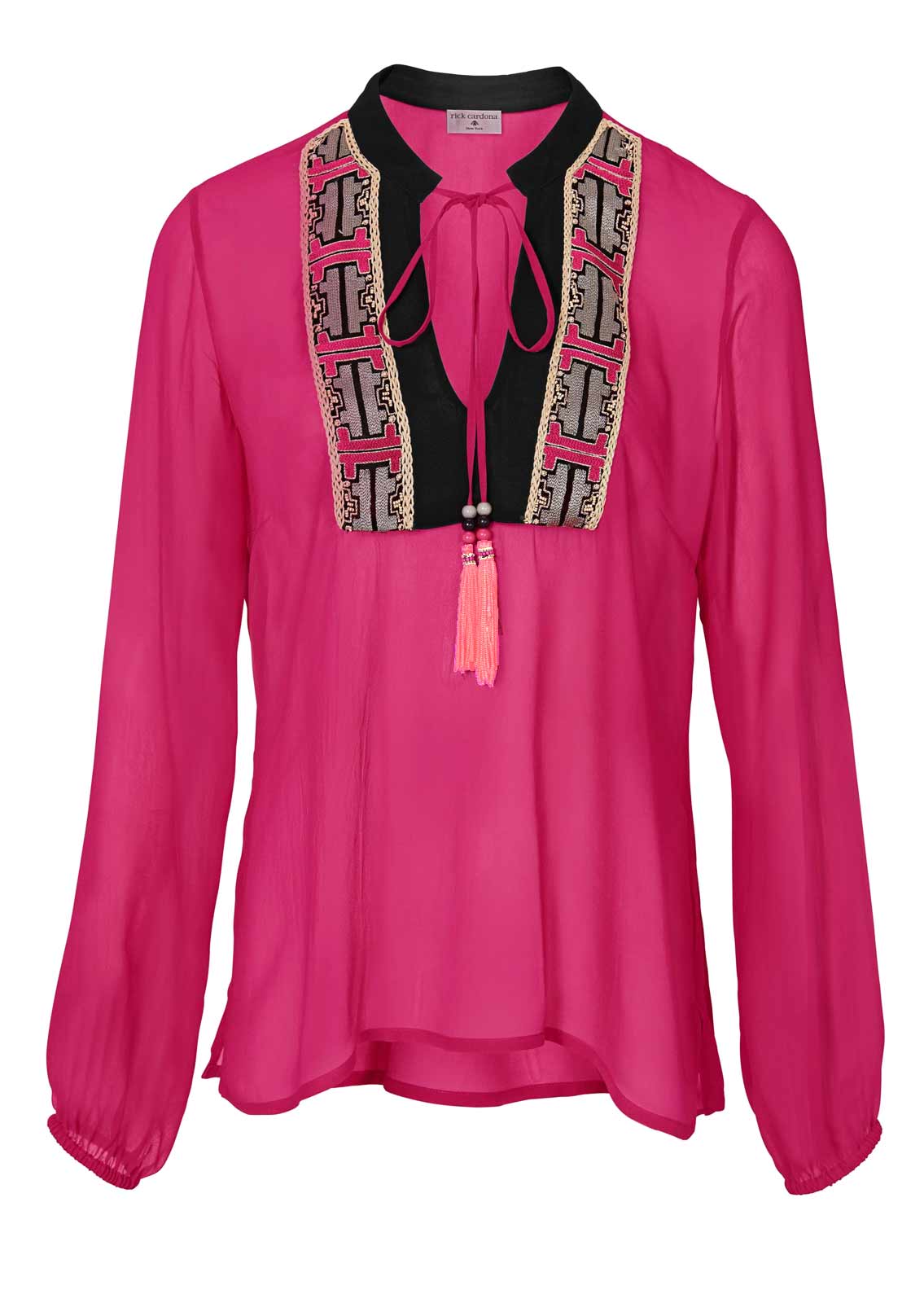 Rick Cardona Damen Designer-Tunika, pink