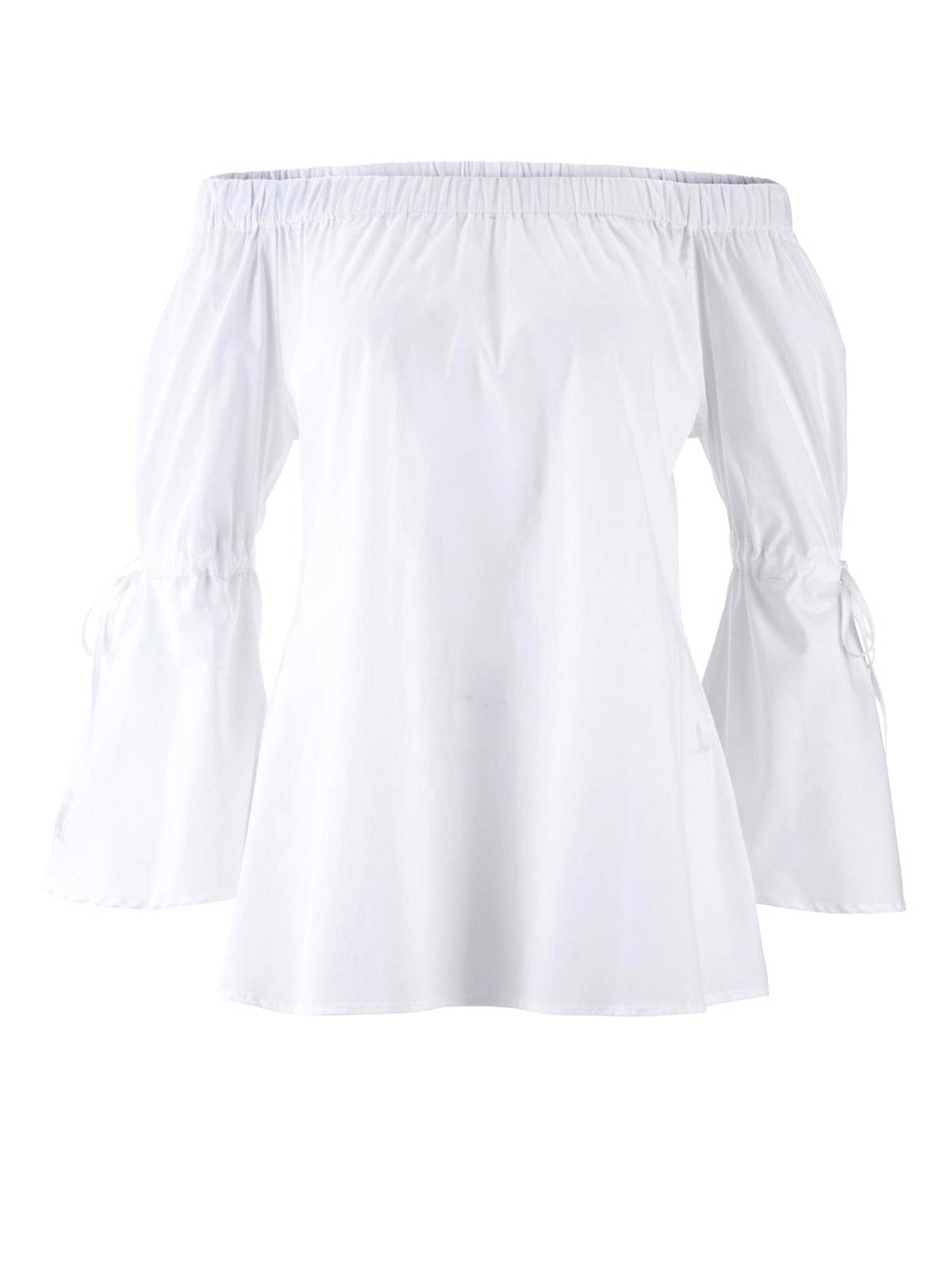 HEINE Damen Carmenbluse, offwhite
