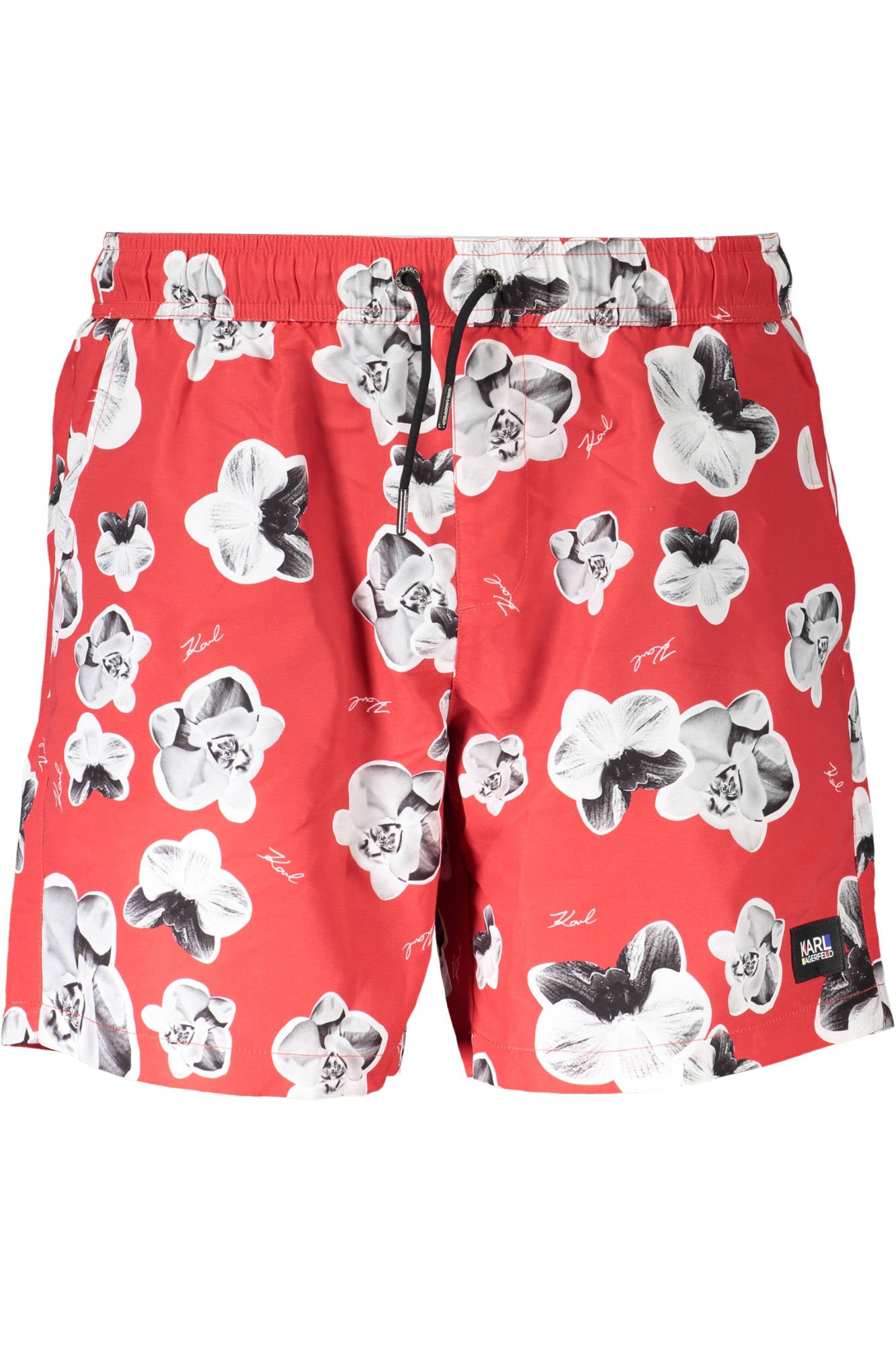 KARL LAGERFELD BEACHWEAR Herren Badehose Hose Bademode, mit Schnürverschluss