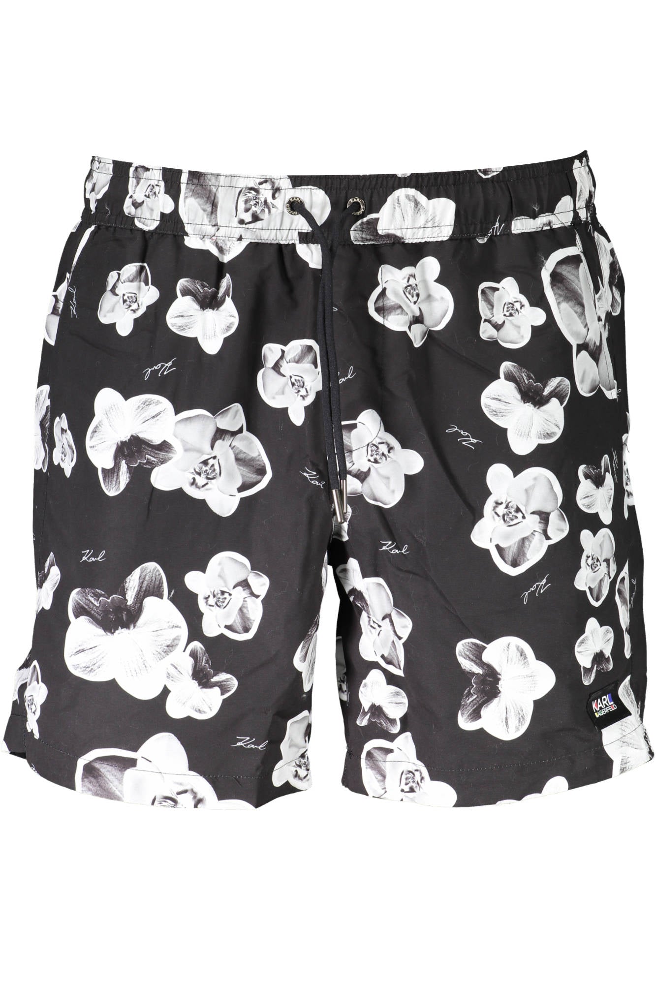 KARL LAGERFELD BEACHWEAR Herren Badehose Hose Bademode, mit Schnürverschluss