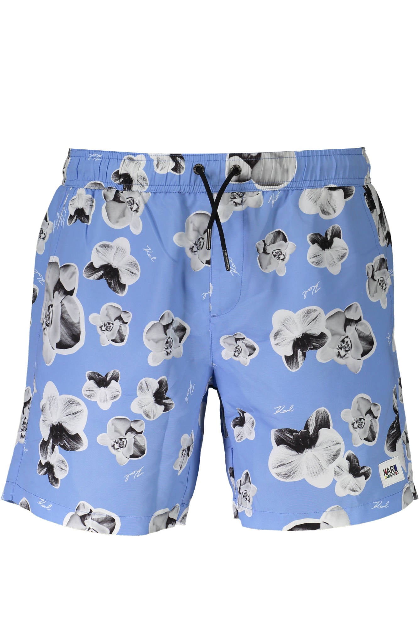 KARL LAGERFELD BEACHWEAR Herren Badehose Hose Bademode, mit Schnürverschluss