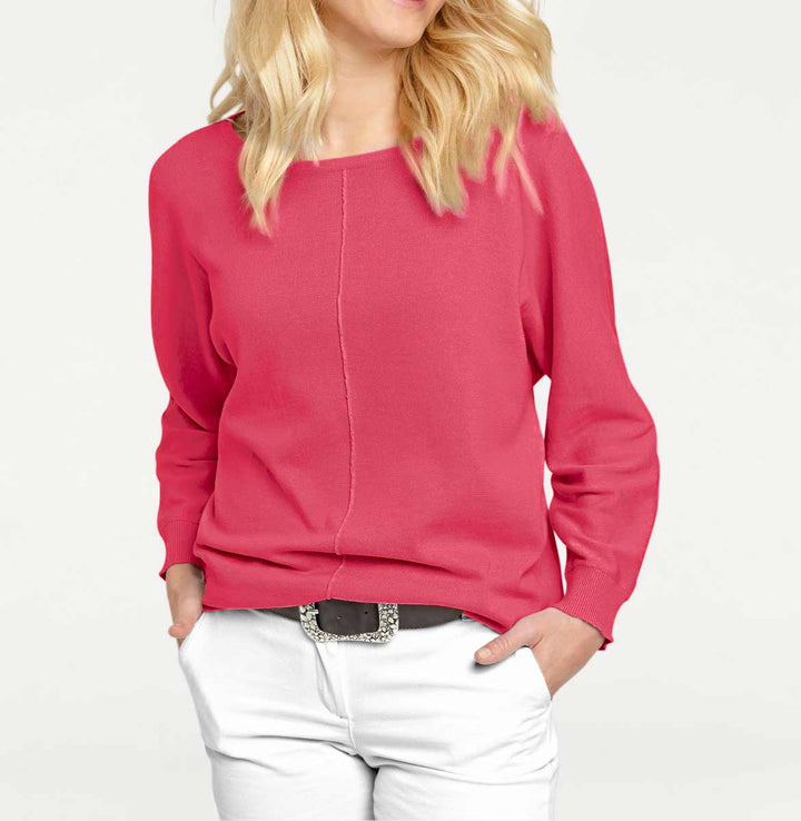 Heine - Best Connections Damen Feinstrickpullover, pink
