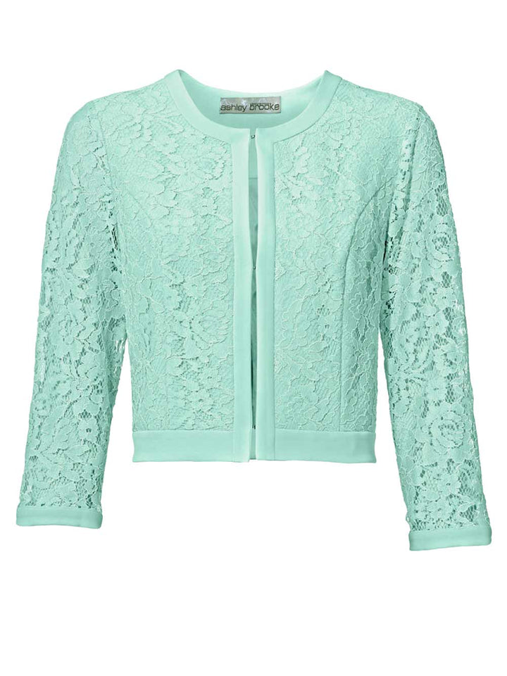 Ashley Brooke Damen Designer-Spitzen-Jacke, mint