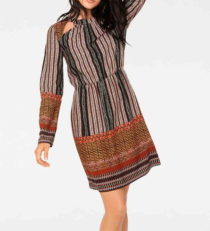 Heine - Best Connections Damen Druckkleid, bunt