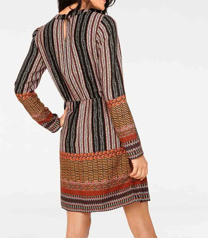 Heine - Best Connections Damen Druckkleid, bunt