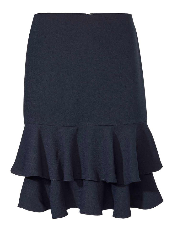 Ashley Brooke Damen Designer-Volantrock, marine