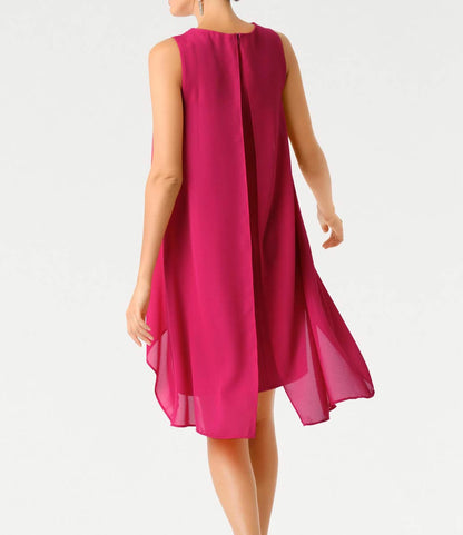 Ashley Brooke Damen Designer-Cocktailkleid, pink