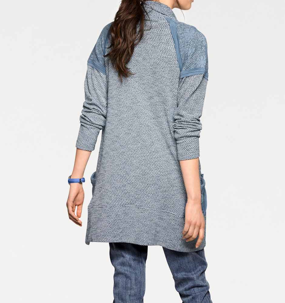 Linea Tesini Damen Designer-Cardigan, blau