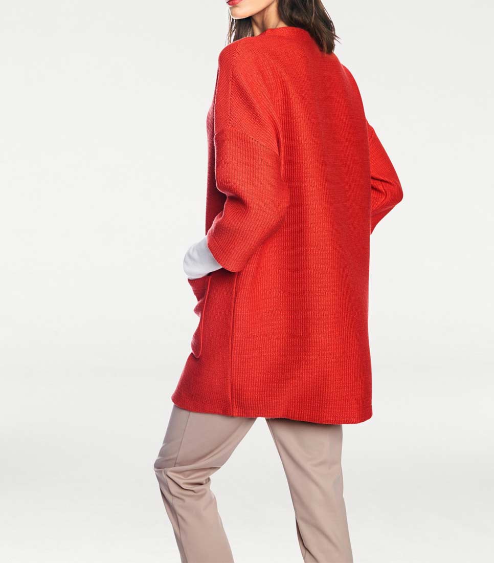 RICK CARDONA Damen Designer-Mantel, rot