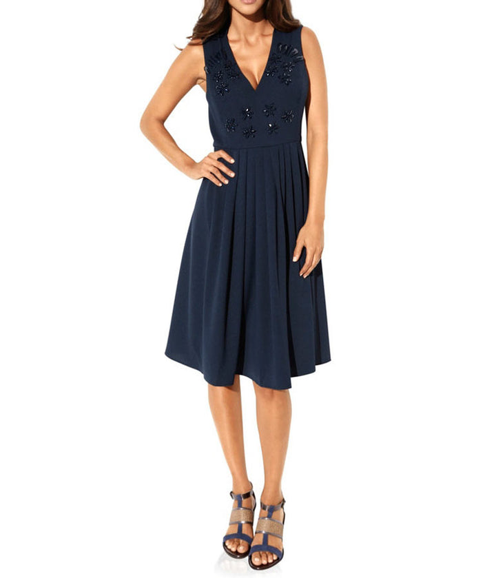 Ashley Brooke Damen Designer-Prinzesskleid, marine