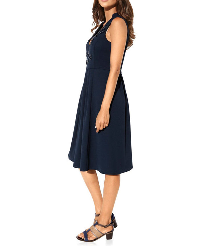 Ashley Brooke Damen Designer-Prinzesskleid, marine
