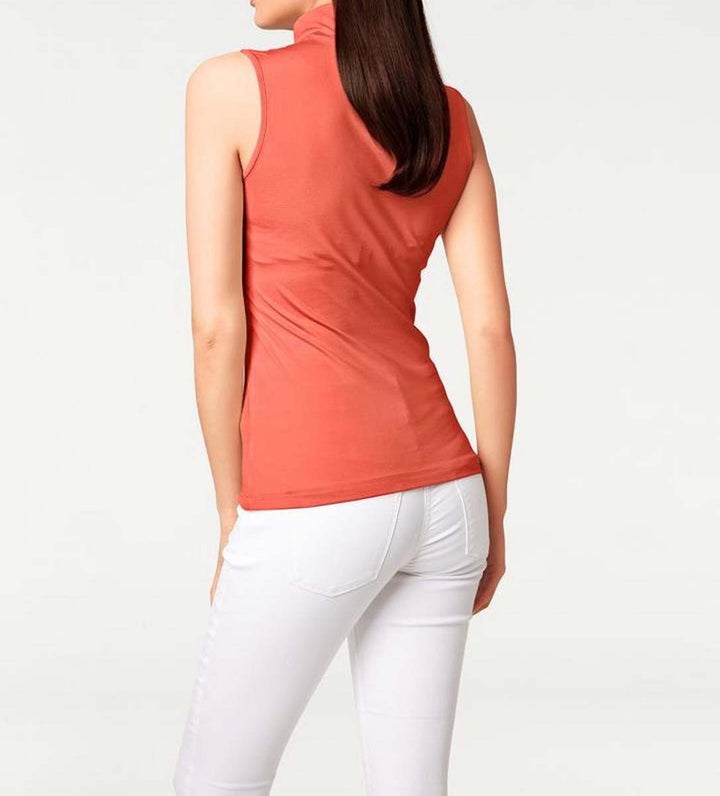HEINE - BEST CONNECTIONS Damen Rollkragentop, koralle