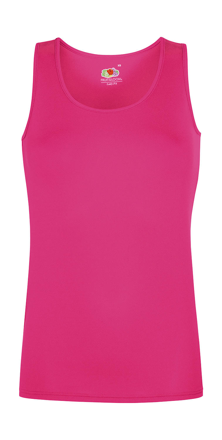 Fruit of the Loom Damen Performance Lady-Fit Sport Fitness Training Shirt