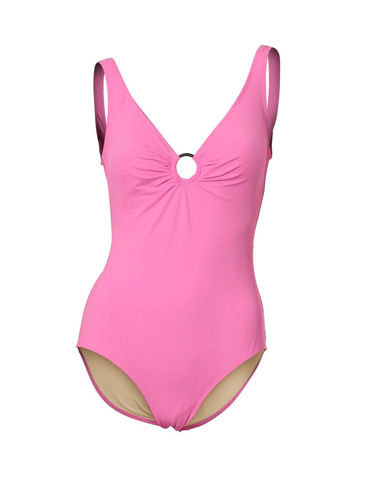 Heine Damen Optimizer-Badeanzug, rosé