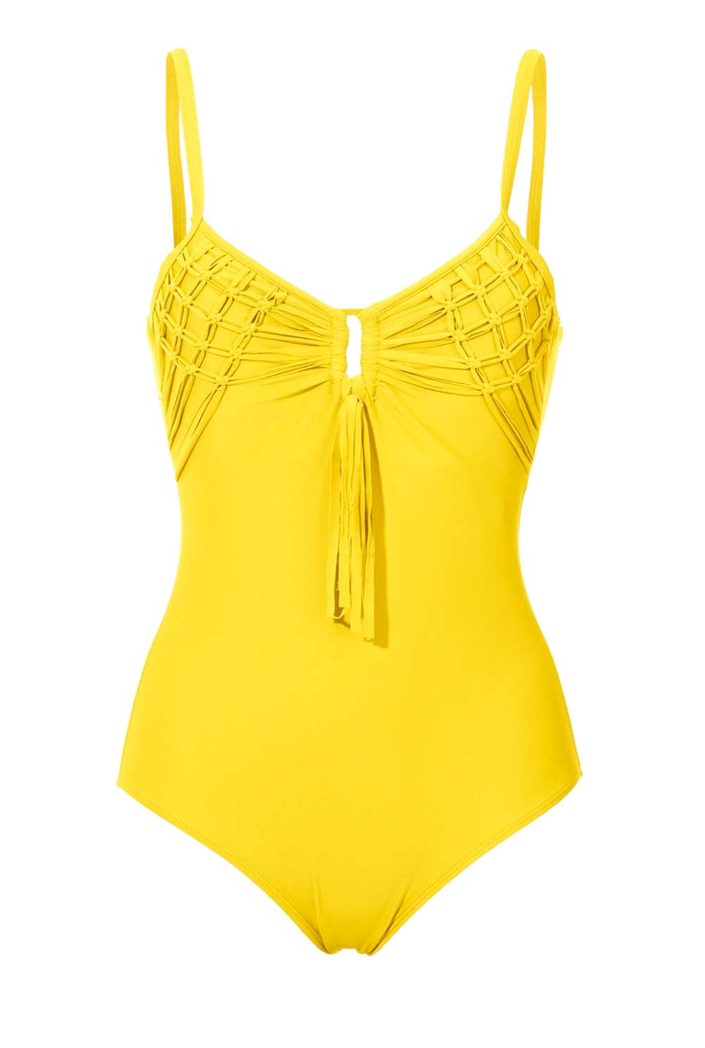 Heine Damen Badeanzug, gelb