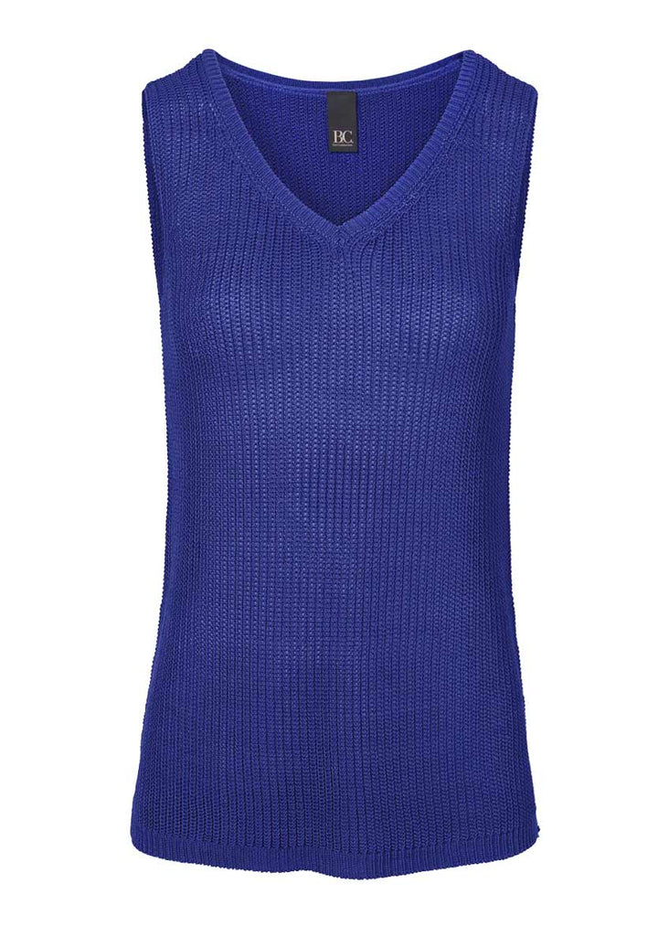HEINE - BEST CONNECTIONS Damen Strick-Twinset, royalblau