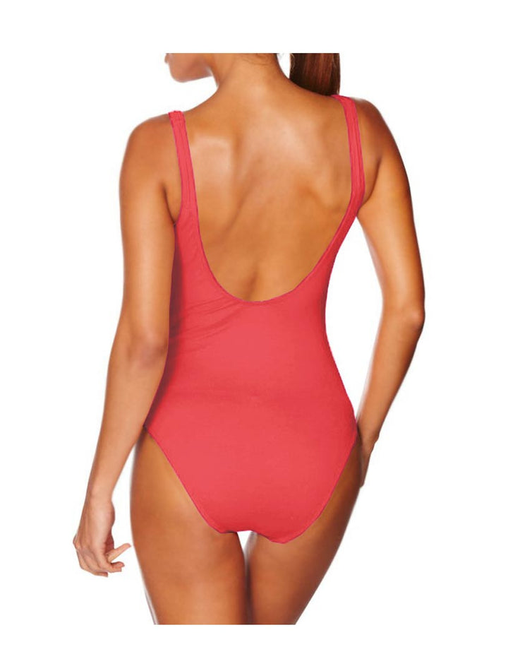 Class International Damen Optimizer-Badeanzug, koralle