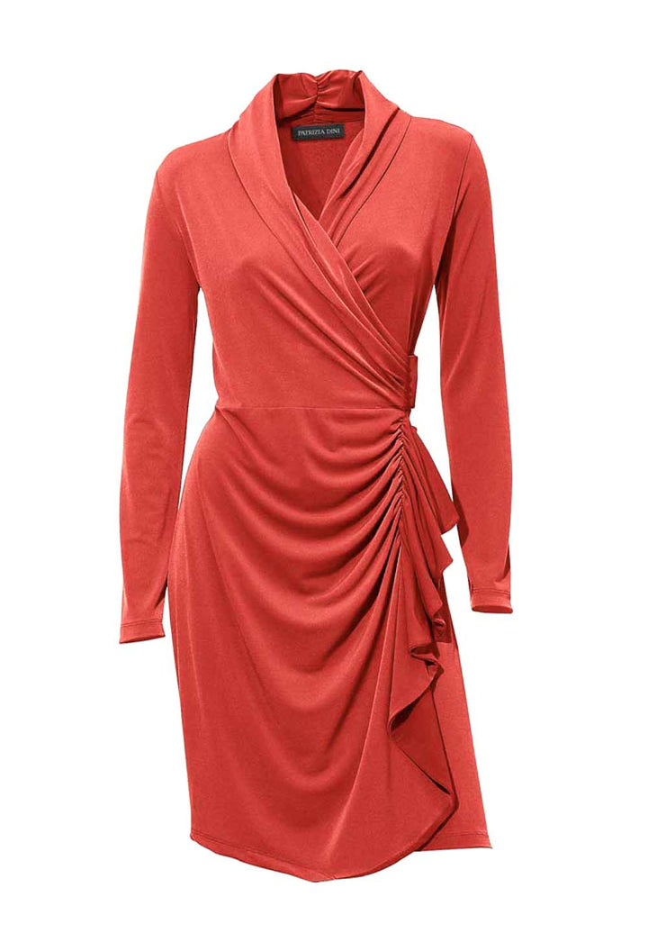 Patrizia Dini Damen Designer-Kleid, koralle