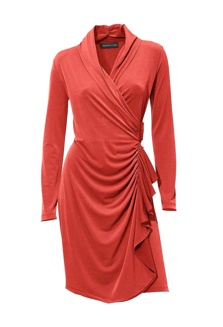 Patrizia Dini Damen Designer-Kleid, koralle