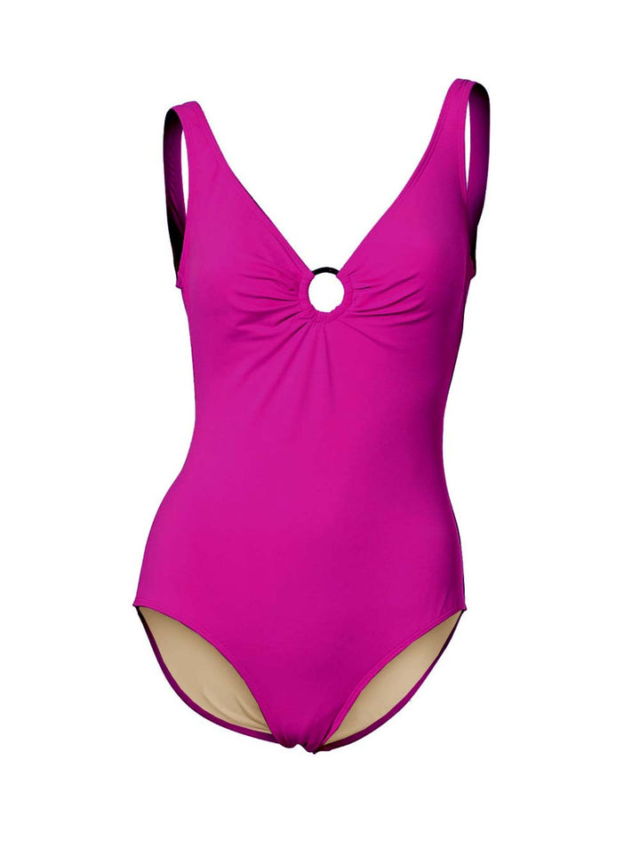 Heine Damen Optimizer-Badeanzug, fuchsia