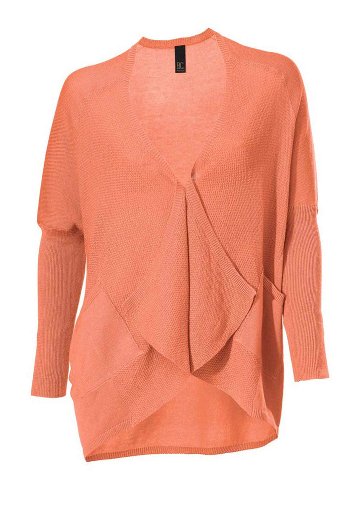 HEINE - BEST CONNECTIONS Damen Feinstrickjacke, apricot