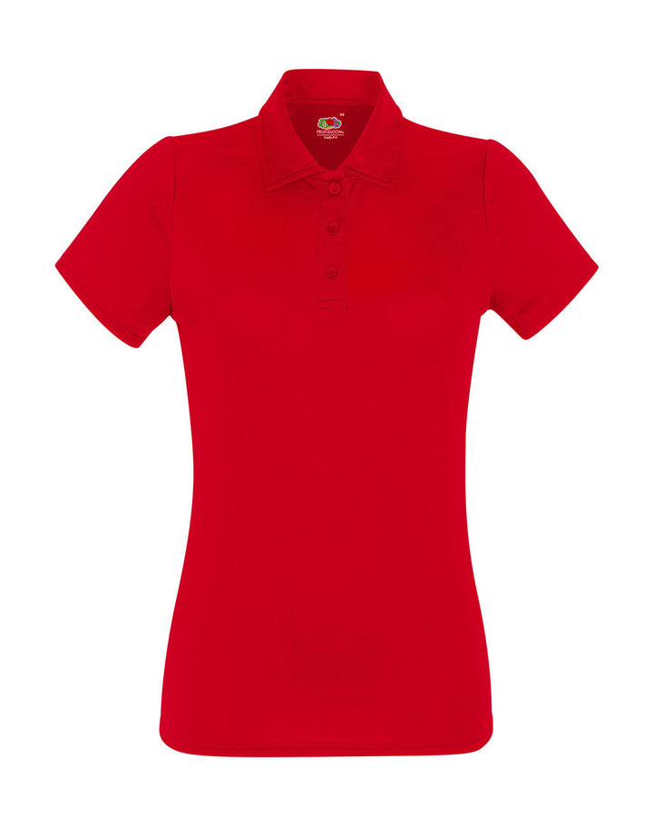 Fruit of the Loom Damen Performance Polo Lady-Fit Sport Training Shirt