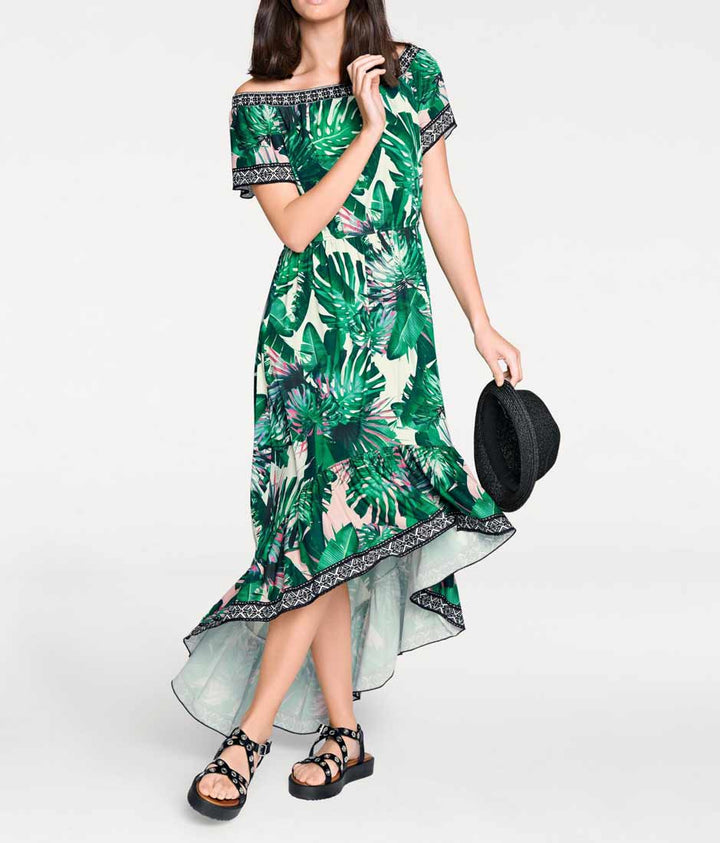 Rick Cardona Damen Designer-Druckkleid, bunt