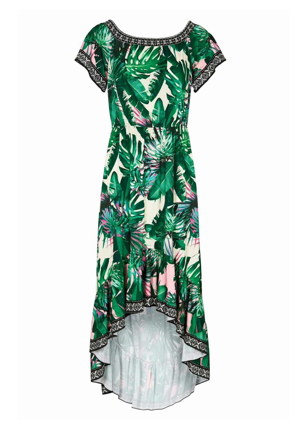 Rick Cardona Damen Designer-Druckkleid, bunt