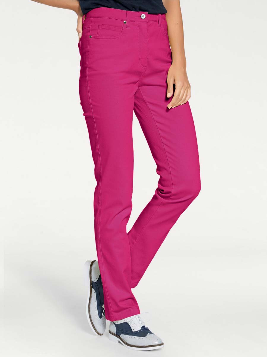 PATRIZIA DINI Damen Designer-Jeans, pink