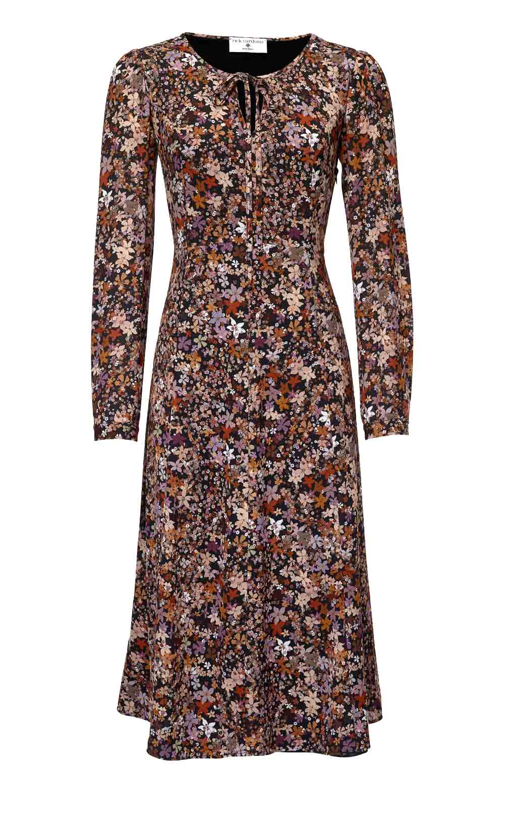 Rick Cardona Damen Designer-Druckkleid, bunt