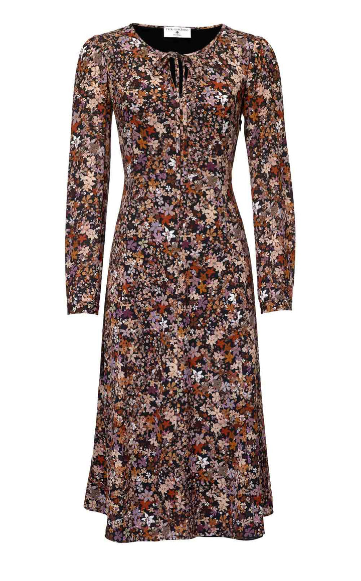 Rick Cardona Damen Designer-Druckkleid, bunt