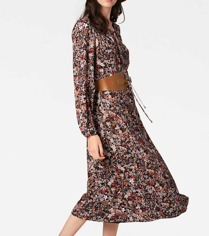 Rick Cardona Damen Designer-Druckkleid, bunt