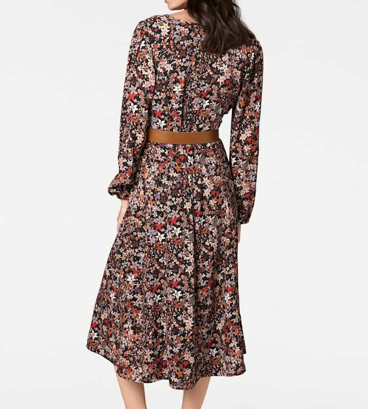 Rick Cardona Damen Designer-Druckkleid, bunt