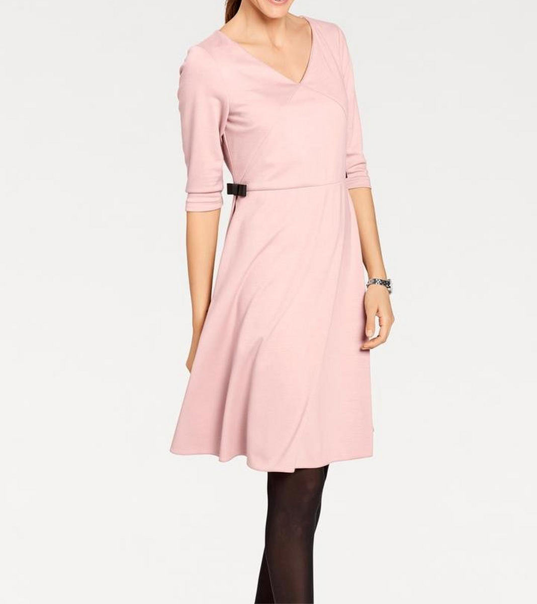 Patrizia Dini Damen Designer-Jerseykleid, rosé
