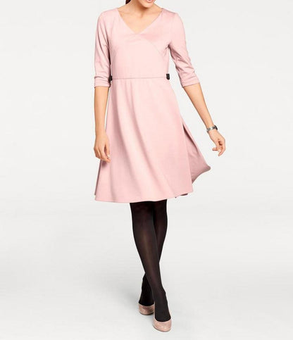 Patrizia Dini Damen Designer-Jerseykleid, rosé