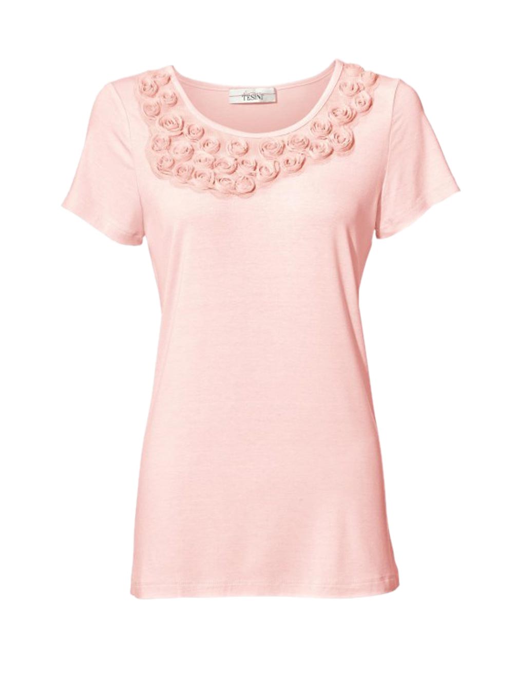 Linea Tesini Damen Designer-Shirt, rosé
