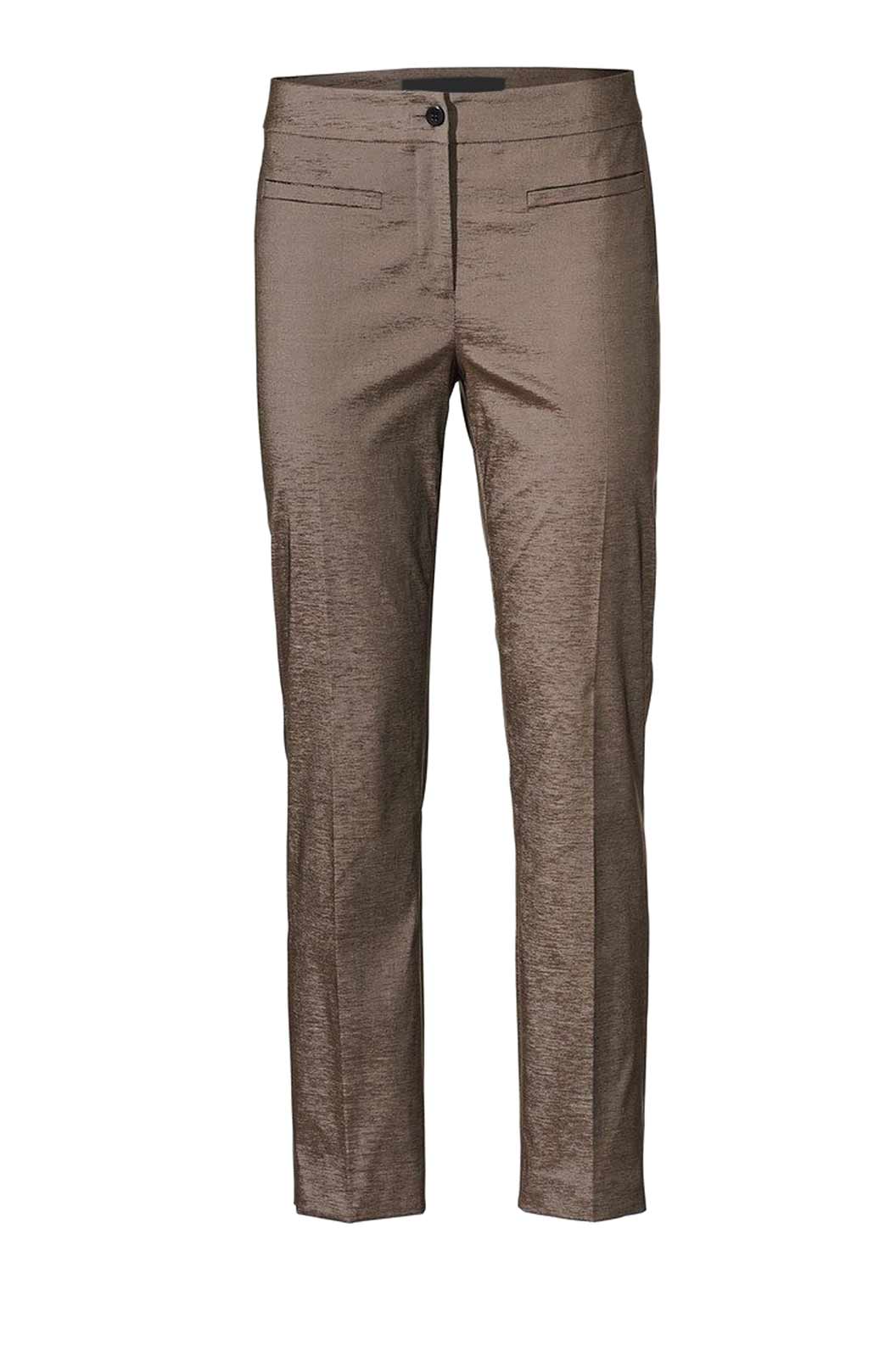 Ashley Brooke Damen Designer-Tafthose, taupe