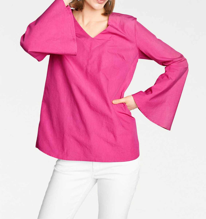 Rick Cardona Damen Designer-Bluse, pink