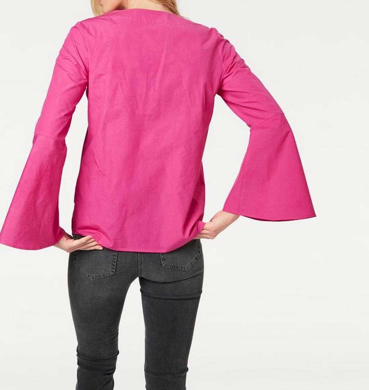 Rick Cardona Damen Designer-Bluse, pink