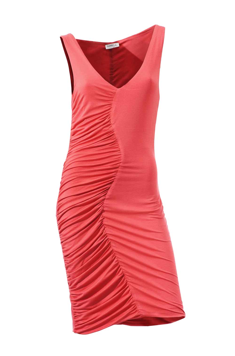 Class International Damen Bodyforming-Kleid, koralle