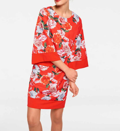 Rick Cardona Damen Designer-Druckkleid, bunt