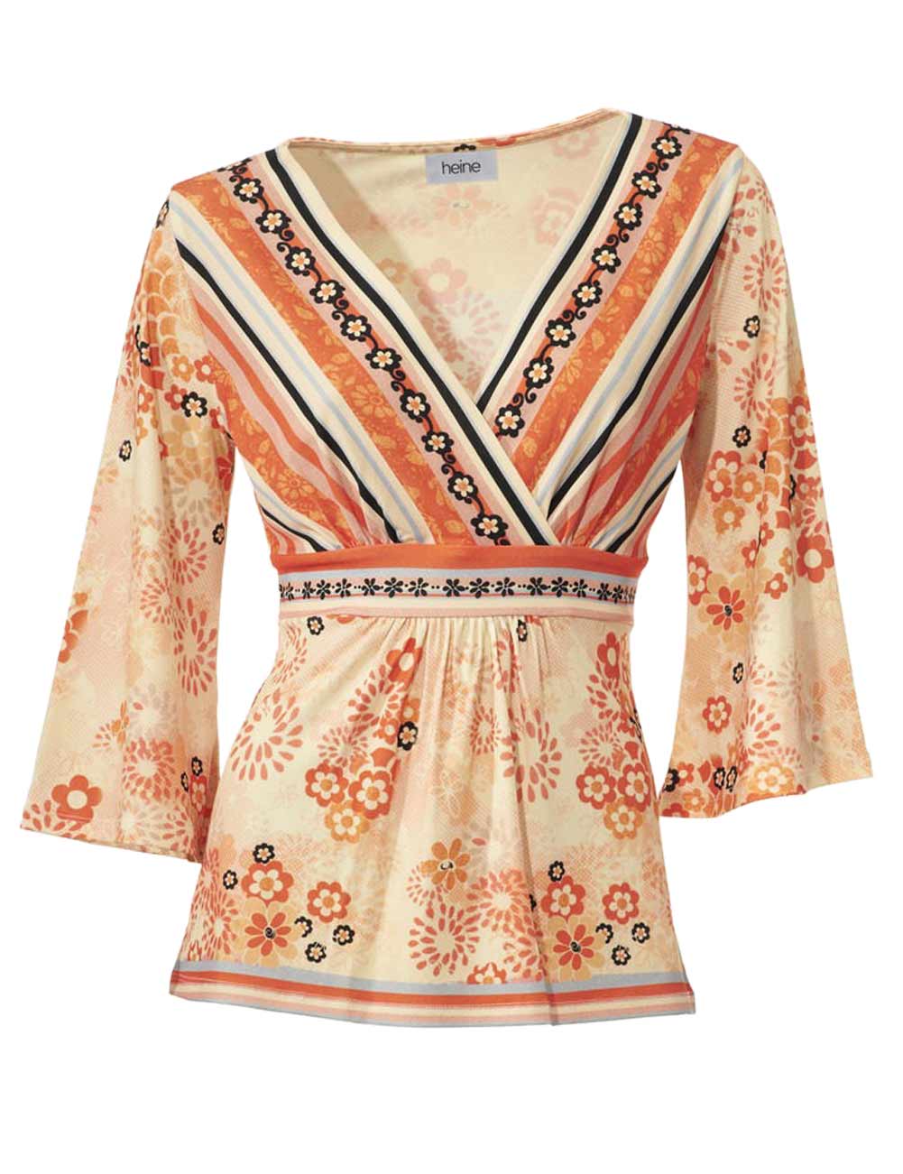 Heine Damen Druckshirt, bunt