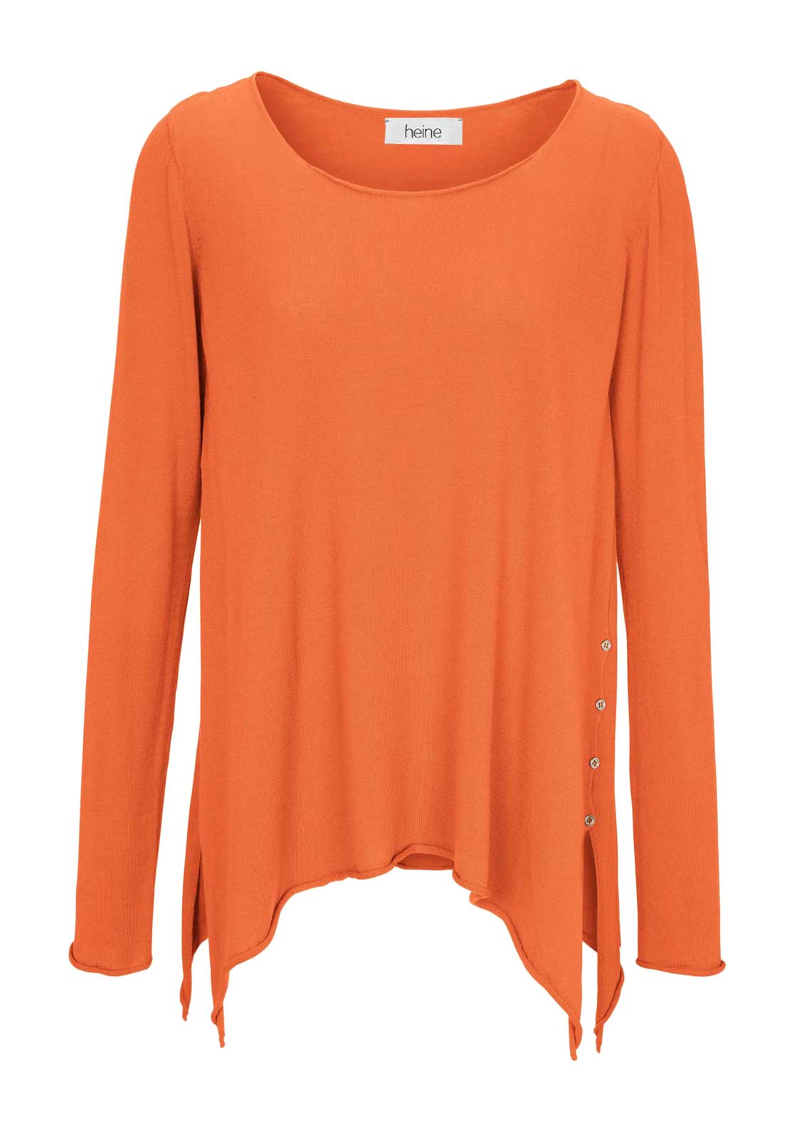 Heine Damen Feinstrickpullover, orange