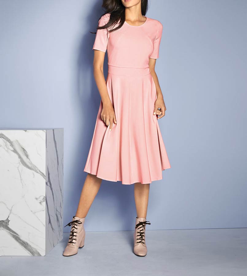 Ashley Brooke Damen Designer-Prinzesskleid, rosa