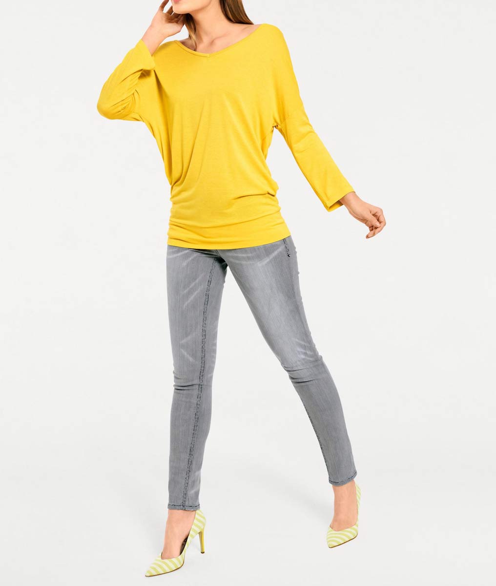Heine - Best Connections Damen Oversized-Shirt, gelb