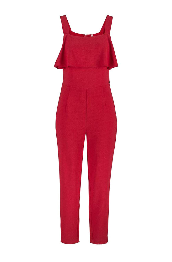 Pepe Jeans Damen Marken-Overall "Caroli", rot