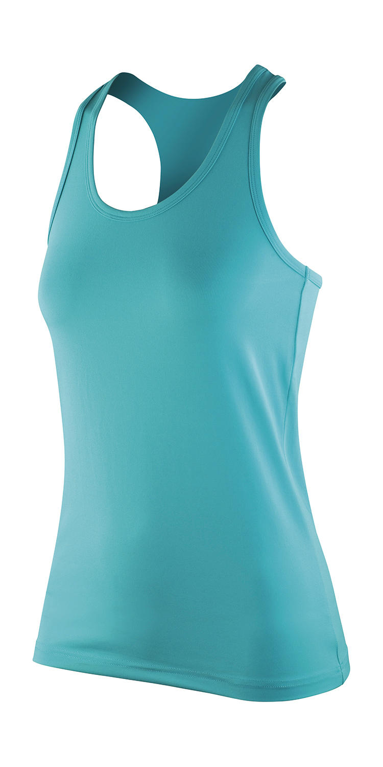Result Damen Top Sportoberteil Fitness Training Ärmellos Trägershirt